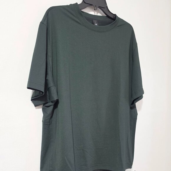 Lululemon EasySet Training Short-Sleeve Shirt - Rainforest Green - Men's Size M - Picture 3 of 8